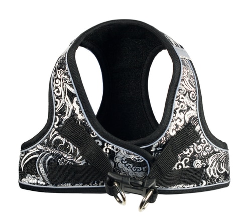 EZ Reflective Royal Elegance Harness Vest - Black